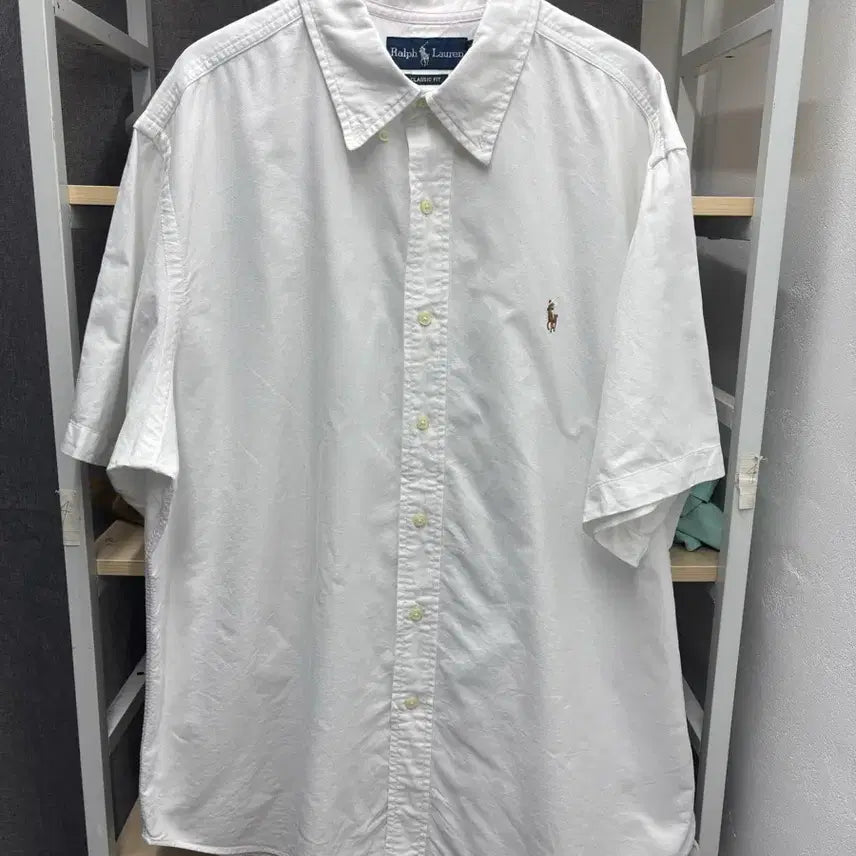 [BUNJANG] Polo Ralph Lauren Classic Fit White Shirt / 폴로 랄프로렌 클래식핏 흰색 셔츠