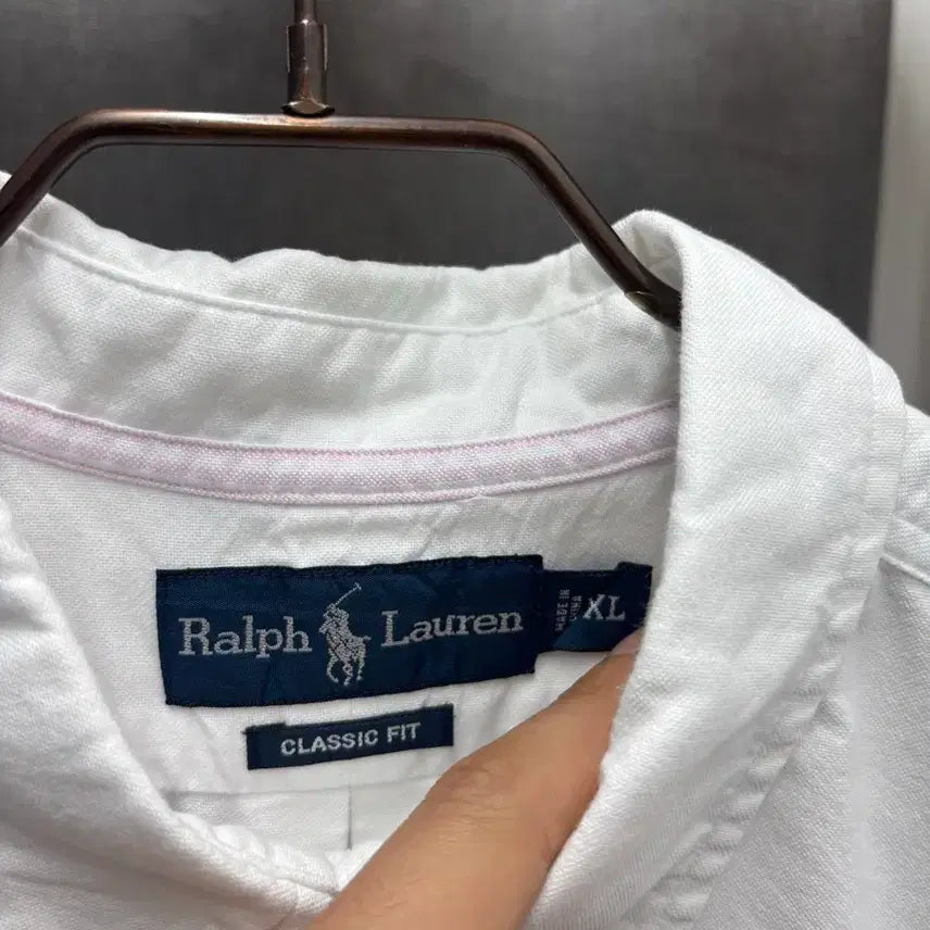 [BUNJANG] Polo Ralph Lauren Classic Fit White Shirt / 폴로 랄프로렌 클래식핏 흰색 셔츠