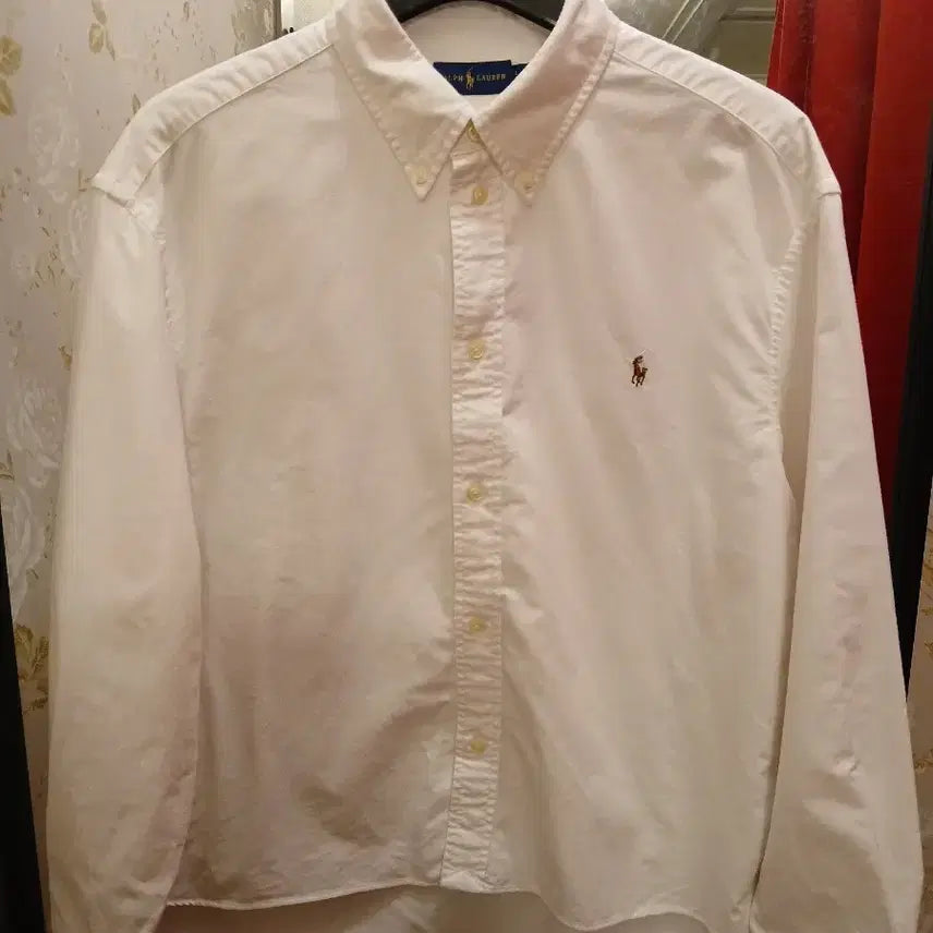 [BUNJANG] Polo Ralph Lauren White Oversized Shirt L / 7/54 폴로 랄프로렌 화이트 오버핏 셔츠 L