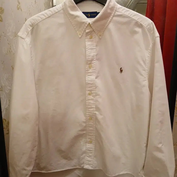[BUNJANG] Polo Ralph Lauren White Oversized Shirt L / 7/54 폴로 랄프로렌 화이트 오버핏 셔츠 L