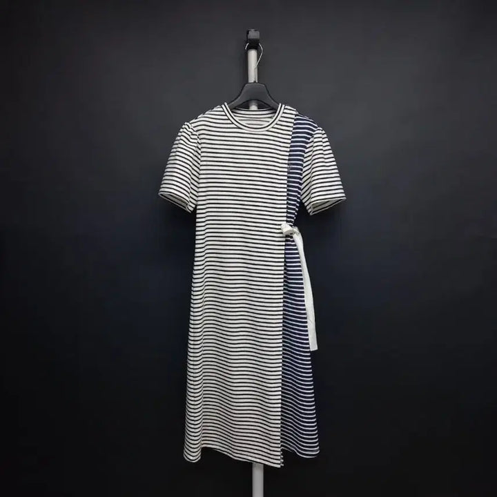 [BUNJANG] G-Cut Striped Maxi Long Dress / 새 지컷 G-CUT 춘추 단가라 맥시 롱 원피스 55.66