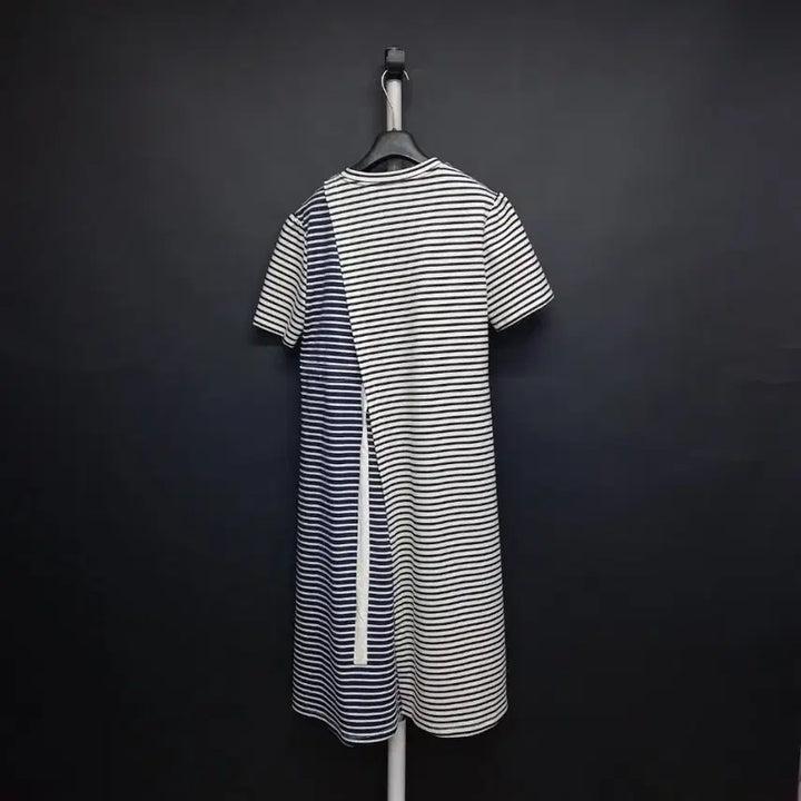 [BUNJANG] G-Cut Striped Maxi Long Dress / 새 지컷 G-CUT 춘추 단가라 맥시 롱 원피스 55.66