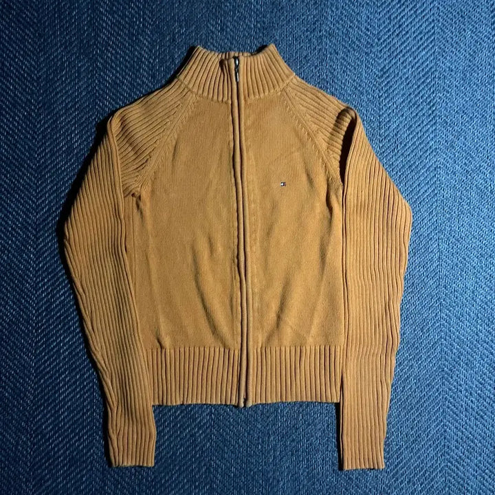 [BUNJANG] Tommy Hilfiger Cotton Knit Zip-Up Cardigan / [S] TOMMY HILFIGER 타미힐피거 코튼 니트 집업