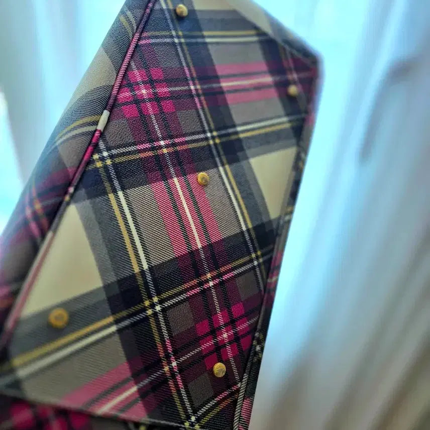 [BUNJANG] Vivienne Westwood Tartan Check Bag / 비비안웨스트우드 타탄체크 가방