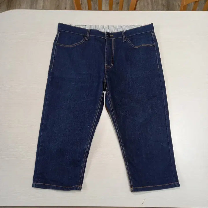 [BUNJANG] FEPL JEANS Spandex Denim Shorts Dark Blue / 36 FEPL JEANS 스판 데님 반바지 진청 36-446