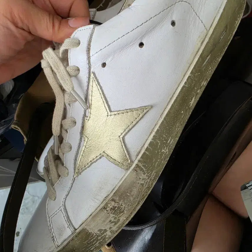 [BUNJANG] Golden Goose Superstar White/Gold Sneakers Size 41 / 골든구스 슈퍼스타 흰/금 41사이즈