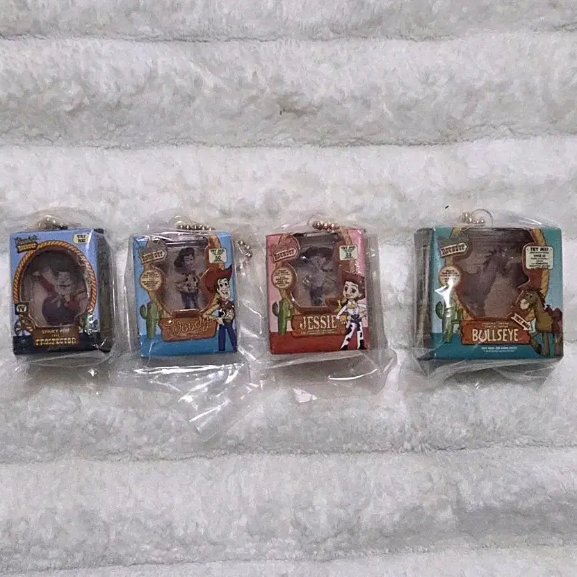 [BUNJANG] Toy Story Miniature Package Keychain Full Set of 4 / 토이스토리 미니어처 패키지키링 4종 풀세트