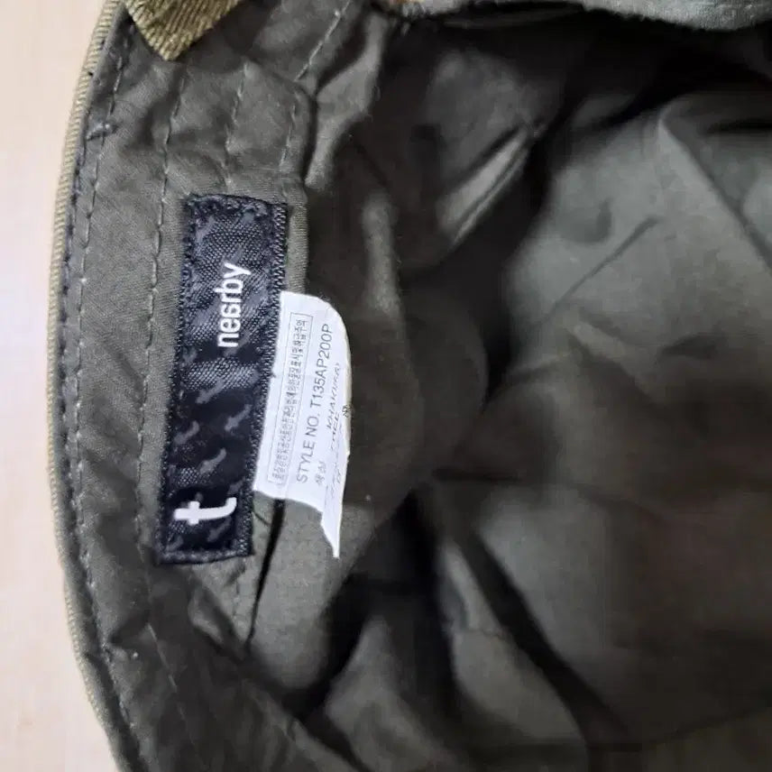 [BUNJANG] Khaki Hunting Cap Style Hat / 카키색 헌팅캡 스타일 모자
