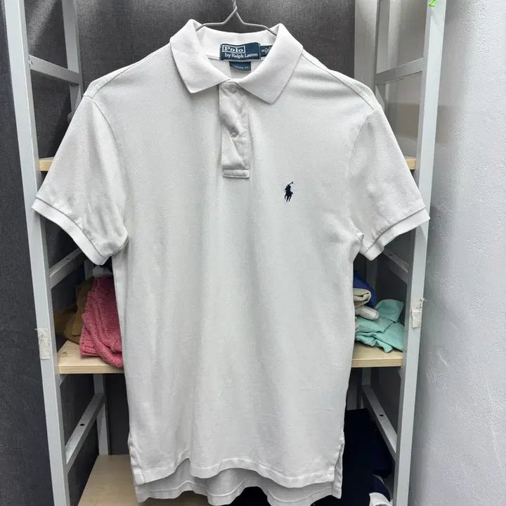 [BUNJANG] Polo Ralph Lauren White Short Sleeve Polo Shirt / 폴로 랄프로렌 화이트 반팔 카라티