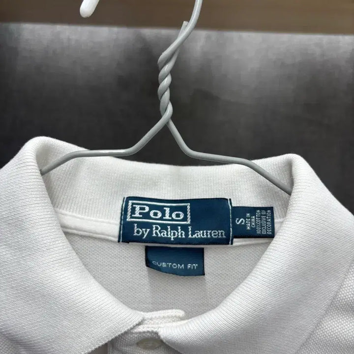 [BUNJANG] Polo Ralph Lauren White Short Sleeve Polo Shirt / 폴로 랄프로렌 화이트 반팔 카라티