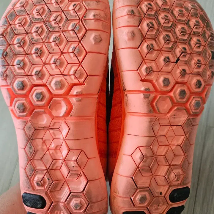 [BUNJANG] Nike Flyknit Orange Sneakers / 나이키 플라이니트 오렌지 운동화