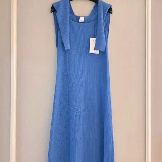 [BUNJANG] Time Knit Dress with Scarf and Strap / 타임 _ [size: 55]   머플러 세트인 &amp; 스트랩  니트 원피스