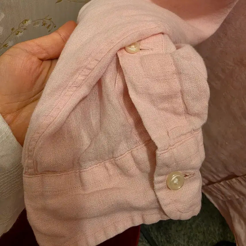 [SOLD OUT] 7/54 폴로 랄프로렌 핑크 린넨 셔츠 2XL