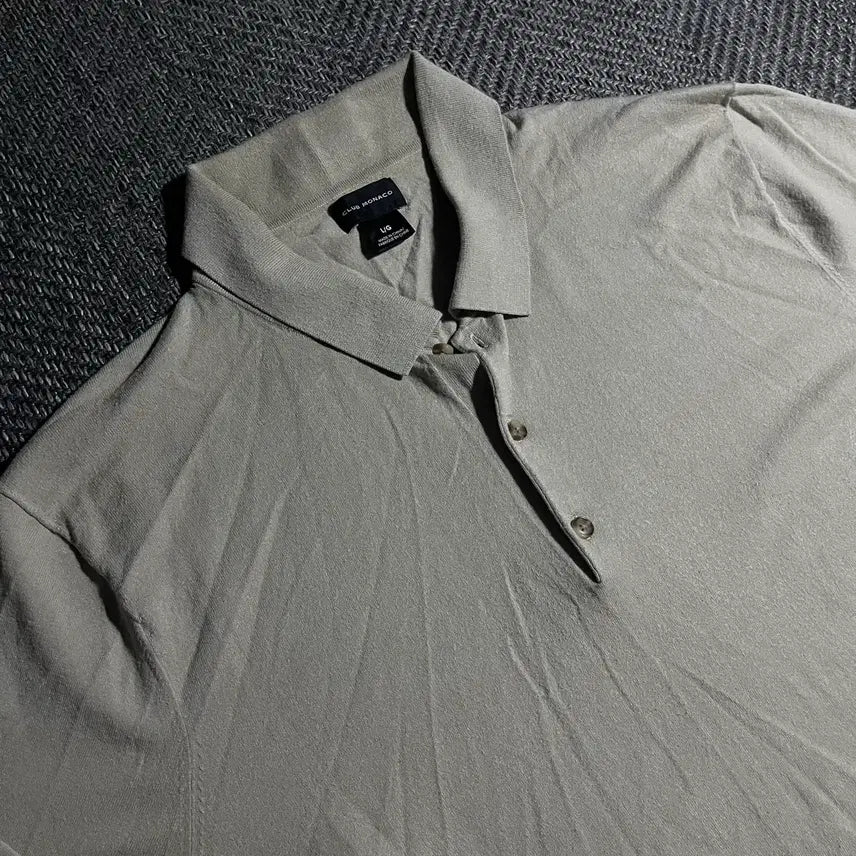 [BUNJANG] Club Monaco Knit Polo Shirt (Size L) / [L] CLUB MONACO 클럽모나코 니트 카라티