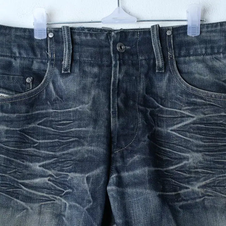[BUNJANG] Diesel Washed Denim Shorts / (M-L) 디젤 반바지 팬츠 데님 청 워싱 이태리-2573