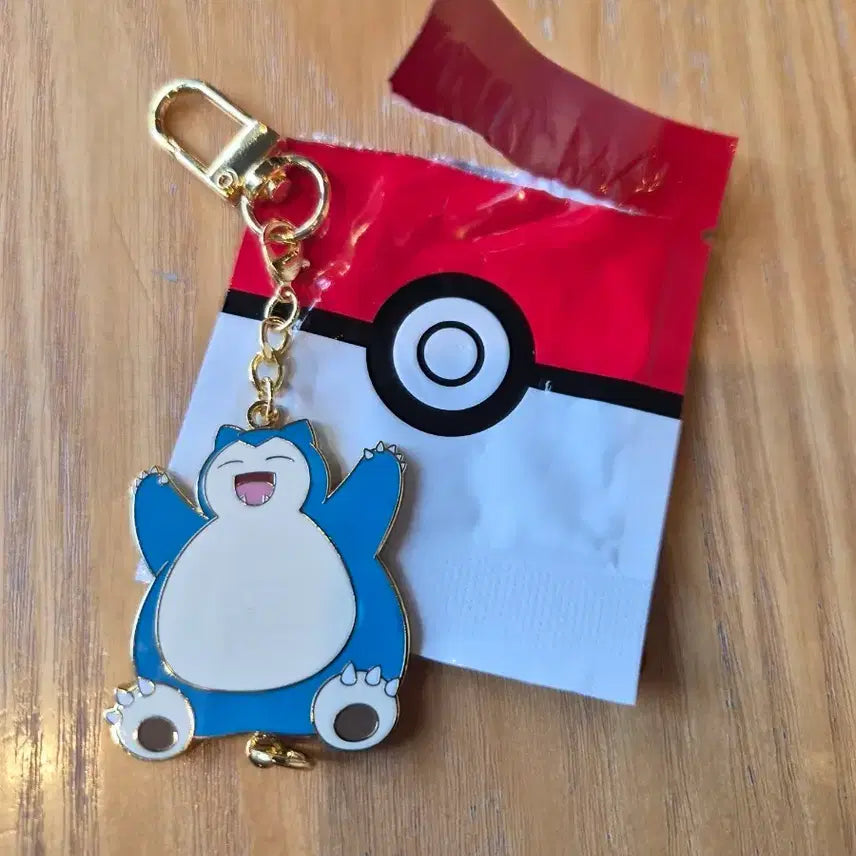 [BUNJANG] Snorlax Baskin Robbins Keychain / 베스킨라빈스 포켓몬키링 잠만보 교환