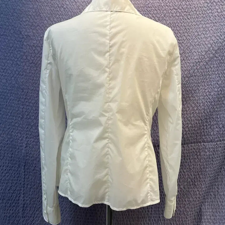 [BUNJANG] OBZEE Archive White Wrap Shirt Blouse / 네고사절 한섬 오브제 OBZEE 아카이브 화이트 랩 셔츠 블라우스