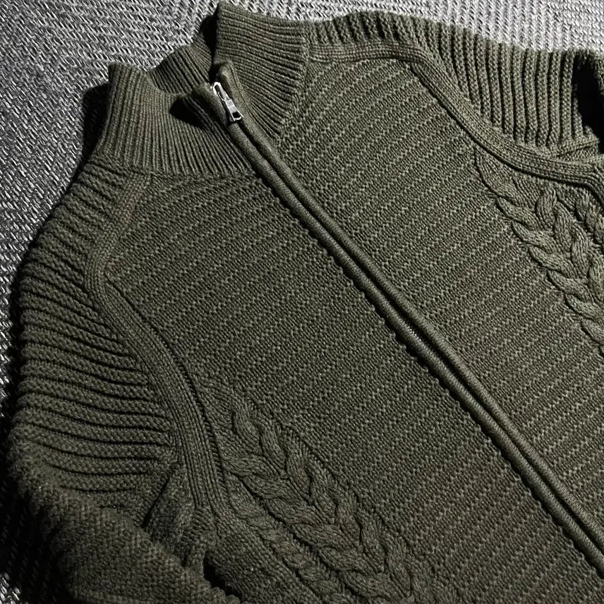 [BUNJANG] GAP Cotton Knit Zip-Up / GAP 갭 코튼 니트 집업