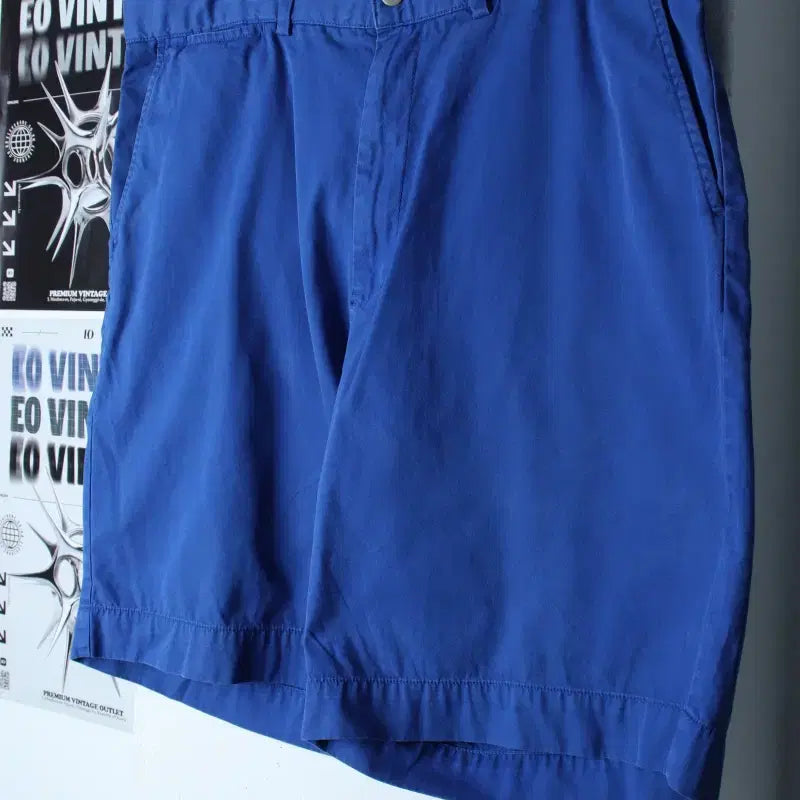 [BUNJANG] Polo Ralph Lauren Big Size Blue Chino Shorts / (2XL) 폴로 랄프로렌 반바지 팬츠 빅사이즈 블루 치노-2577