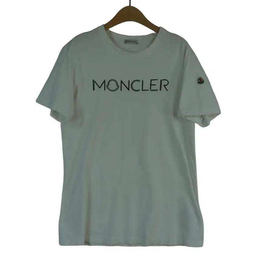 [SOLD OUT] 몽클레어 MONCLER 정품 레터링 로고 라운드 반팔 티셔츠