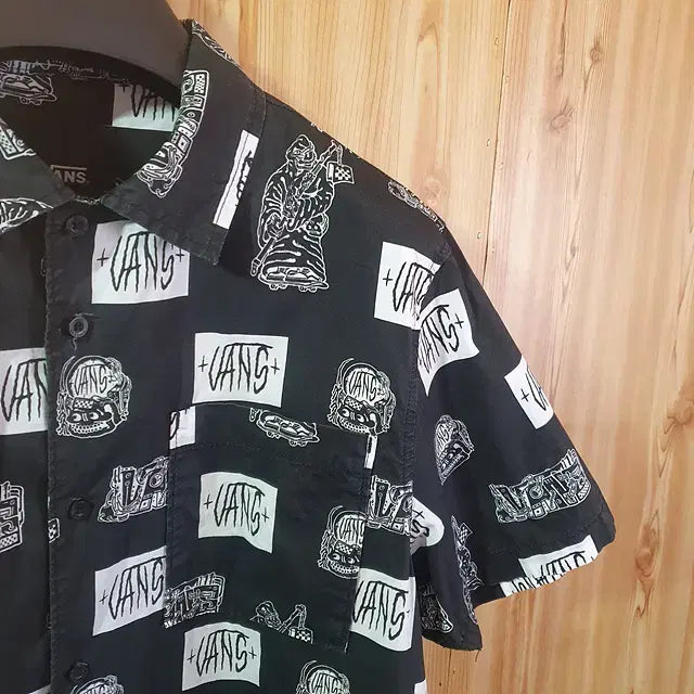 [BUNJANG] Vans Short Sleeve Shirt - Large / 반스 반팔 셔츠 L