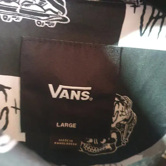 [BUNJANG] Vans Short Sleeve Shirt - Large / 반스 반팔 셔츠 L