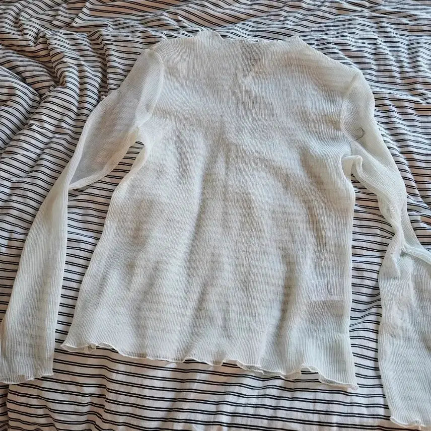 [BUNJANG] Sheer Pleated Blouse (Individual Pricing) / 3종 시스루 주름 블라우스 개별 가격