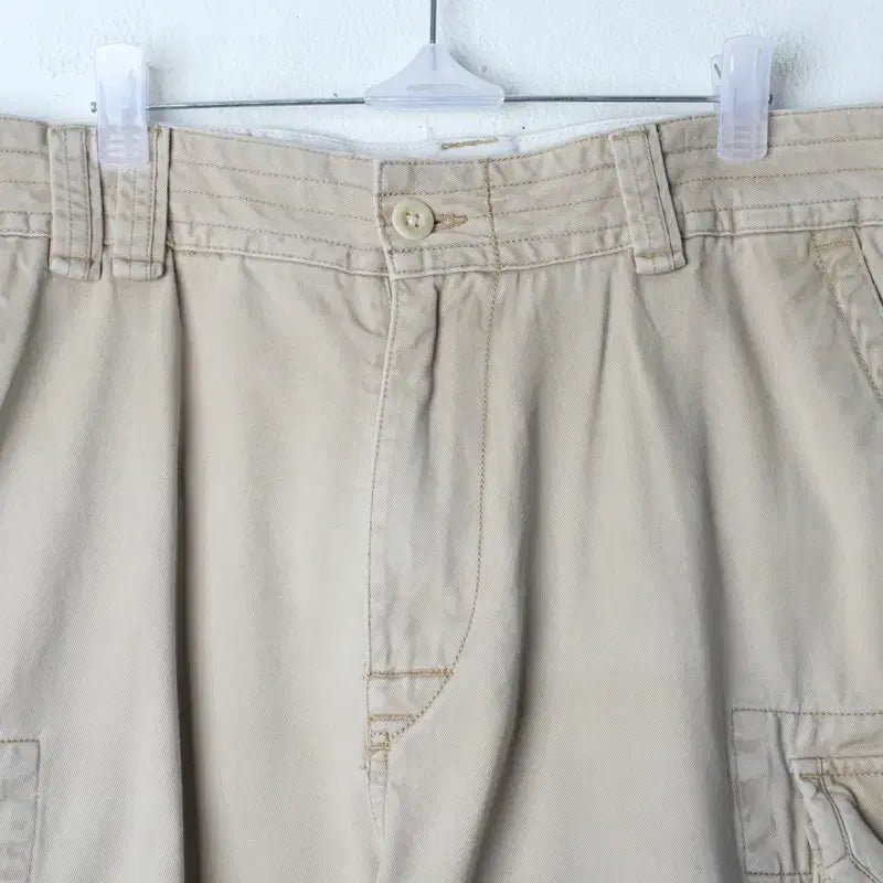 [BUNJANG] Polo Ralph Lauren Cargo Pants Beige Cotton XL / (XL) 폴로 랄프로렌 반바지 팬츠 카고 베이지 면 올드스쿨-257A