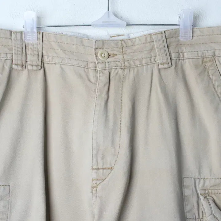 [BUNJANG] Polo Ralph Lauren Cargo Pants Beige Cotton XL / (XL) 폴로 랄프로렌 반바지 팬츠 카고 베이지 면 올드스쿨-257A