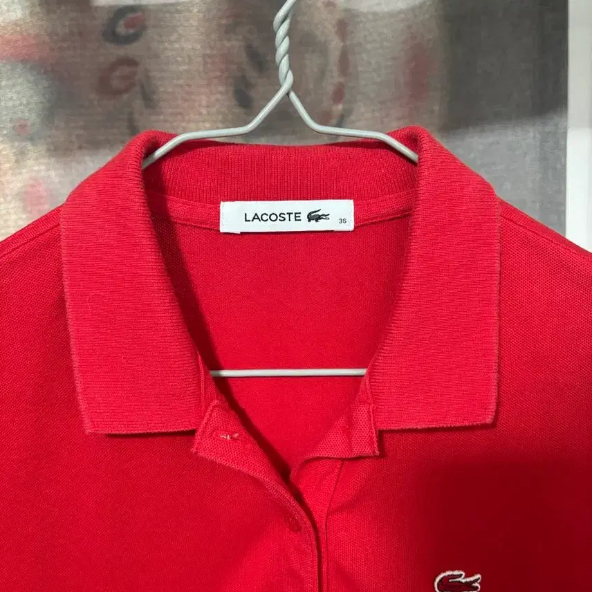 [BUNJANG] Lacoste Red Dress Size 36 / 라코스테  레드 36사이즈 원피스