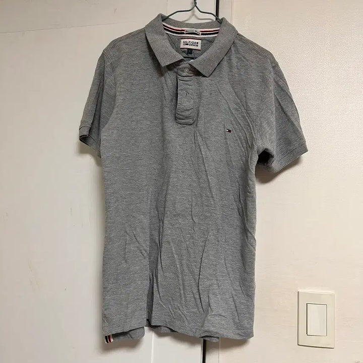 [BUNJANG] Tommy Hilfiger Denim Grey Short Sleeve Polo T-Shirt L / 타미힐피거 데님 그레이 반팔 카라티