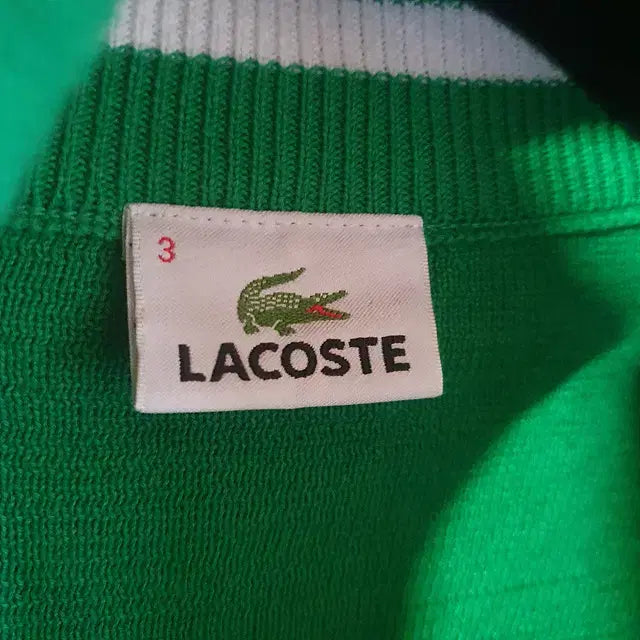 [BUNJANG] Lacoste Zip-Up Cardigan / 라코스테 집업 가디건 95