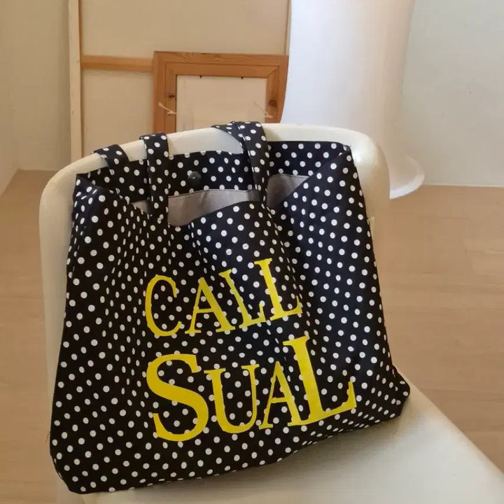 [BUNJANG] Coll Dot Eco Bag Shoulder Bag / 콜 에코백 신상 도트 숄더백