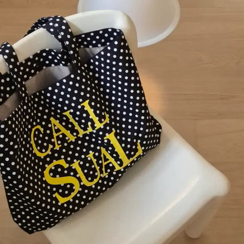 [BUNJANG] Coll Dot Eco Bag Shoulder Bag / 콜 에코백 신상 도트 숄더백