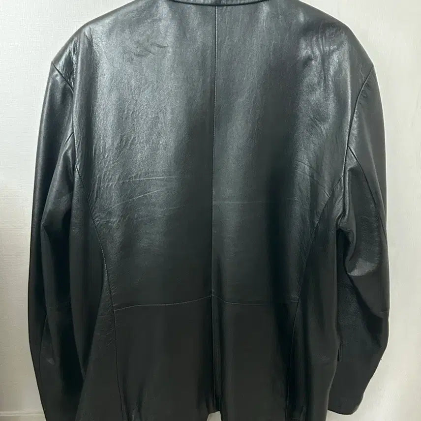 [BUNJANG] SORDOPA Black Leather Jacket (Size 105) / SORDOPA 블랙 가죽 자켓 105