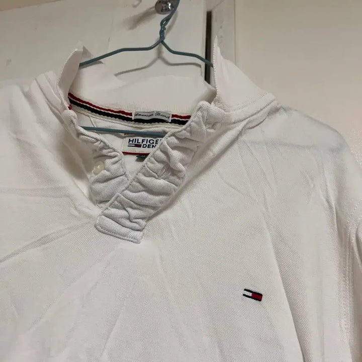 [BUNJANG] Tommy Hilfiger Denim White Short-Sleeve Polo T-Shirt Size M / 힐피거 데님 화이트 반팔 카라티 M
