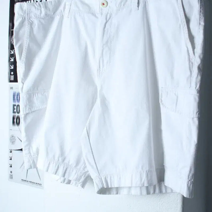 [BUNJANG] Tommy Hilfiger Big Size White Shorts Pants (XL-7XL) / (6XL-7XL) 타미힐피거 반바지 팬츠 빅사이즈 화이트-2581