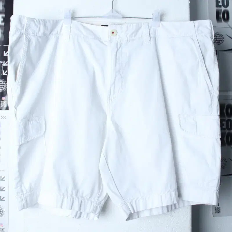 [BUNJANG] Tommy Hilfiger Big Size White Shorts Pants (XL-7XL) / (6XL-7XL) 타미힐피거 반바지 팬츠 빅사이즈 화이트-2581