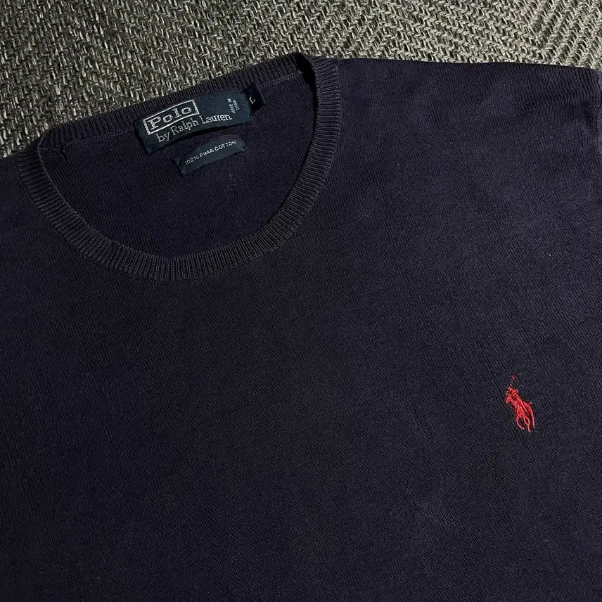 [BUNJANG] Polo Cotton Knit L / [L] POLO 폴로 코튼 니트