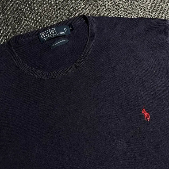 [BUNJANG] Polo Cotton Knit L / [L] POLO 폴로 코튼 니트