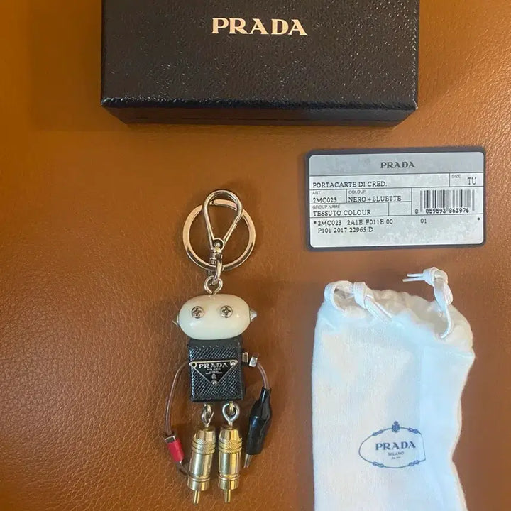 [BUNJANG] Prada Edward Robot Keychain / 프라다 에드워드 로봇 키링