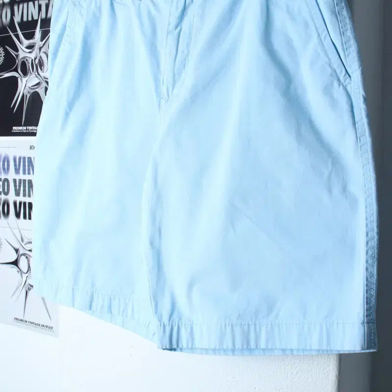[BUNJANG] Tommy Hilfiger Big Size Chino Shorts - Light Blue (XL-2XL) / (XL-2XL) 타미힐피거 반바지 팬츠 빅사이즈 연블루 치노-2584