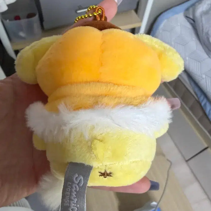 [BUNJANG] Sanrio Pompompurin Plush Charm Bag Accessory / 산리오 폼폼푸린 인형 키링 가방걸이