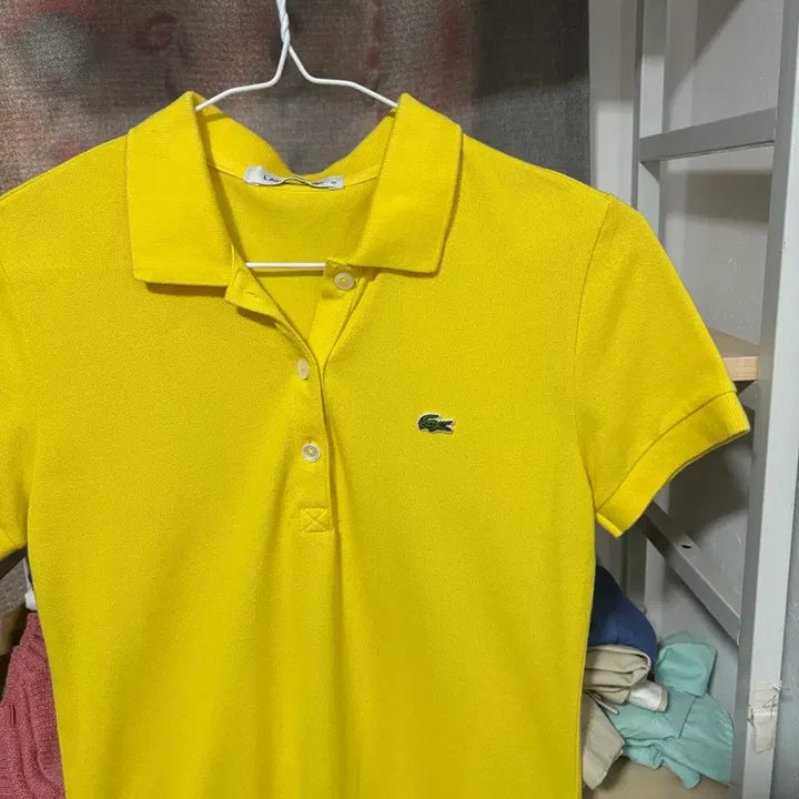 [BUNJANG] Lacoste Yellow Dress Size 38 / 라코스테 노란색 원피스