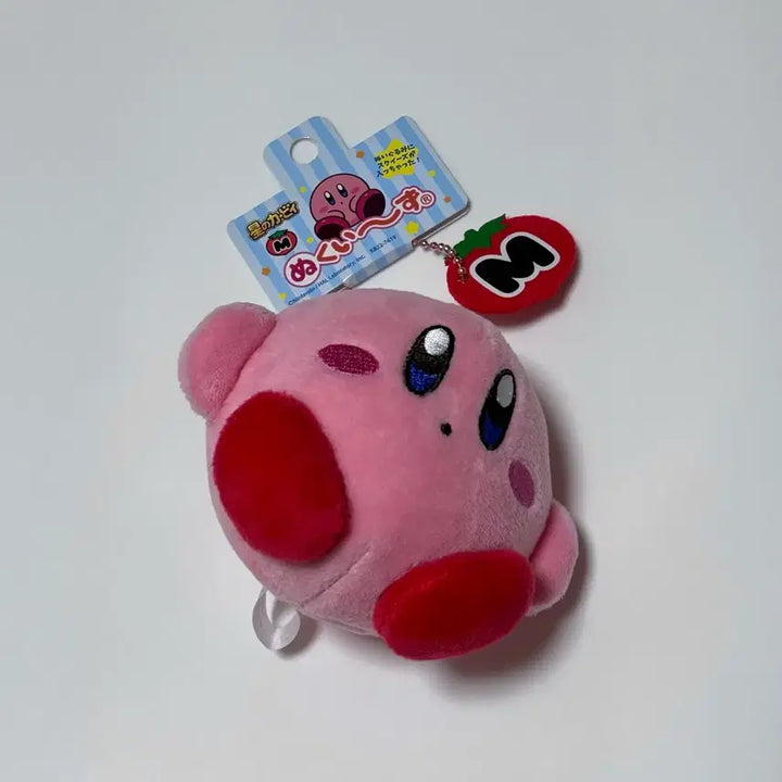 [BUNJANG] Kirby Squeeze Plush Keychain (Tomato) / 별의 커비 스퀴즈 인형 키링 토마토