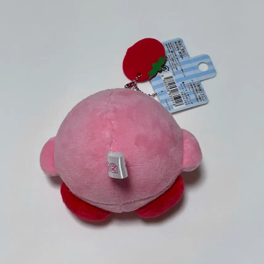 [BUNJANG] Kirby Squeeze Plush Keychain (Tomato) / 별의 커비 스퀴즈 인형 키링 토마토