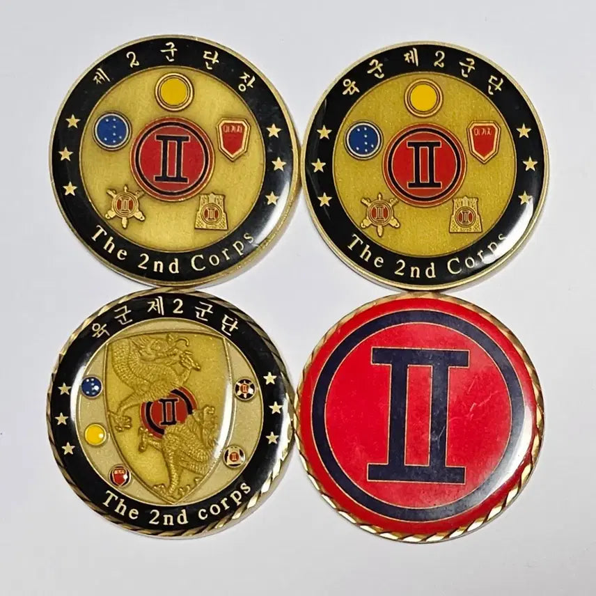 [BUNJANG] 2nd Infantry Division "Ssangyong" Unit Commemorative Coin Set / 2군단 쌍룡부대 기념 코인 세트