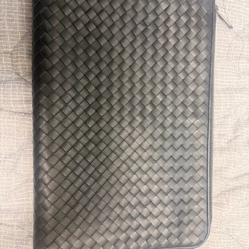 [BUNJANG] Bottega Veneta Intrecciato Clutch Black / 정품) 보테가 베네타 인트레치아토 클러치 블랙
