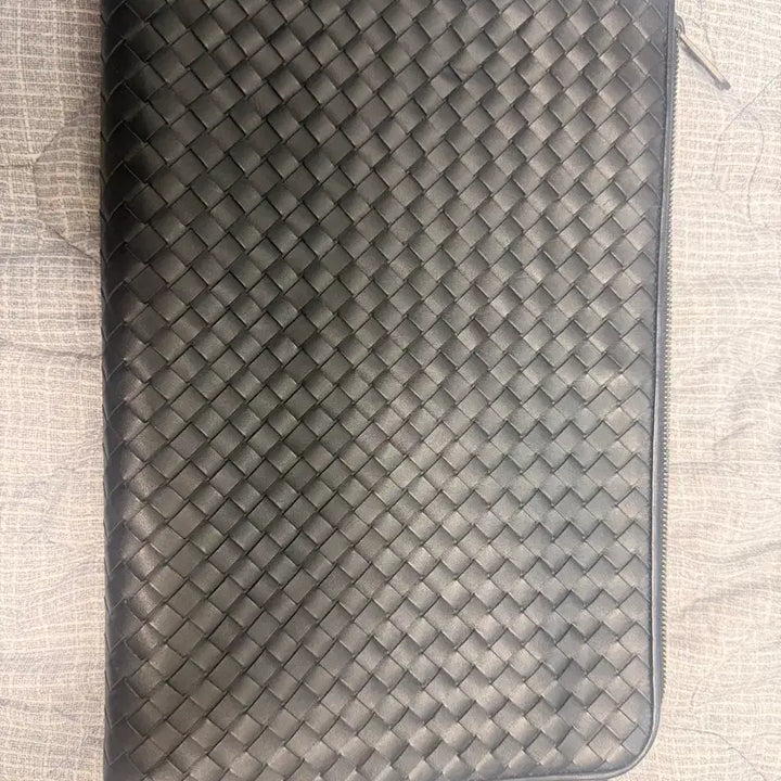 [BUNJANG] Bottega Veneta Intrecciato Clutch Black / 정품) 보테가 베네타 인트레치아토 클러치 블랙