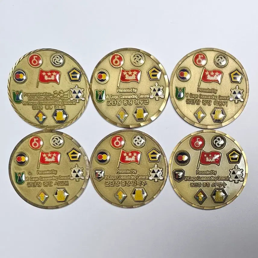 [BUNJANG] ROKA VI Corps Commemorative Coin Set / 6군단 진군부대 기념 코인 세트